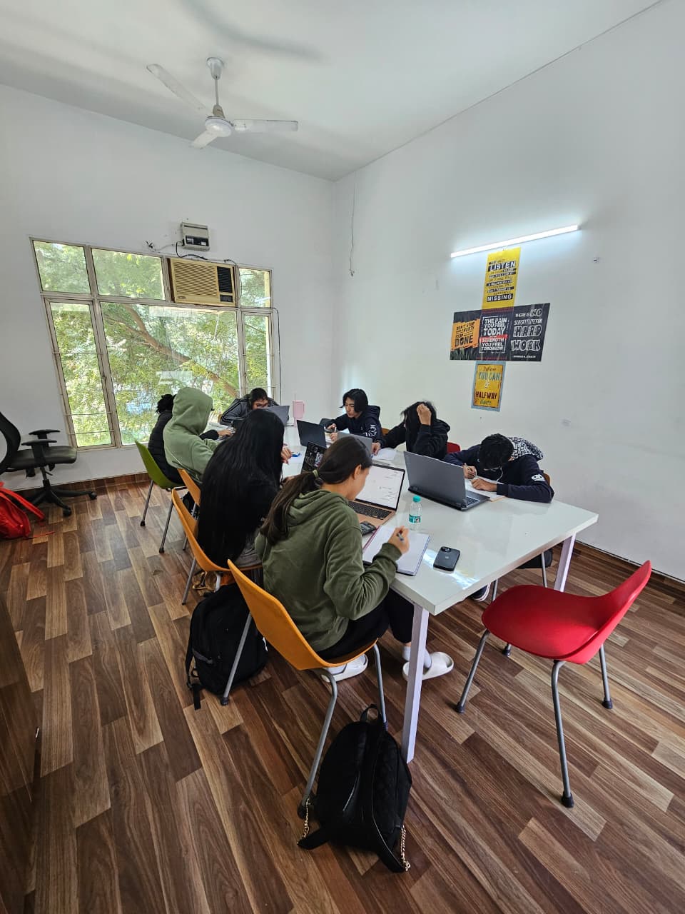 Students learning at IB Mathience Academy